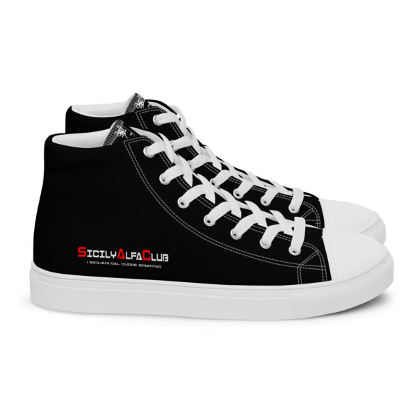 Sneakers alte in tela da uomo Sicily Alfa Club - immagine 9