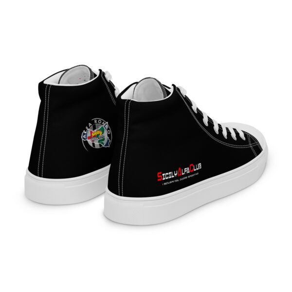 Sneakers alte in tela da uomo Sicily Alfa Club - immagine 10
