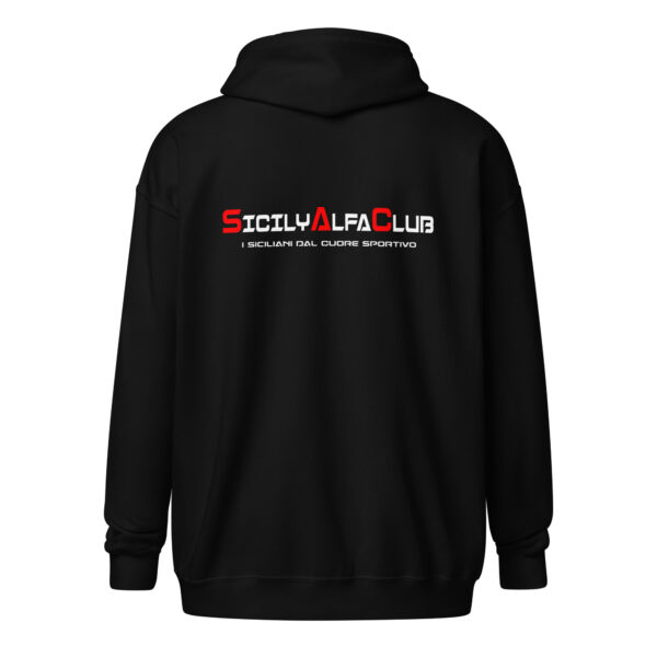 Felpa con cappuccio e zip Sicily Alfa Club - immagine 6